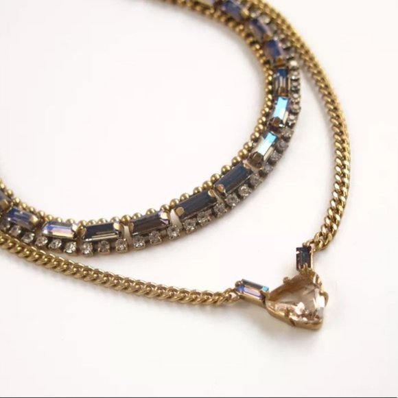 Stella & Dot X Rebecca Minkoff  | Vintage Gold +Crystal "Pixie" Choker N… - Picture 9 of 10